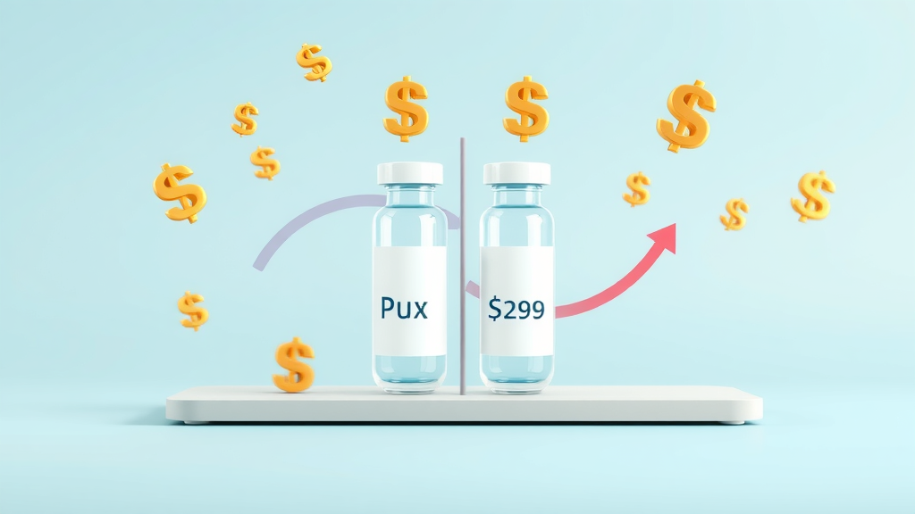 comparative cost chart for ozone therapy sessions near Duluth GA, price graphic with therapy vials